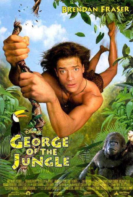 Постер. Фильм Джордж из джунглей
